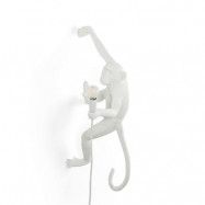 SELETTI - Monkey Hanging Vägglampa Right Vit