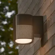 Sidara Seaside utomhusvägglampa, svart, IP54, E27 – Nordlux - Balkong - Modern - Aluminium - Med en ljuskälla