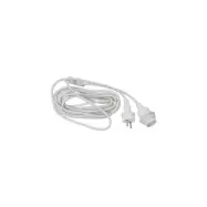 Sladdställ E27 utomhusbruk, vit 5m