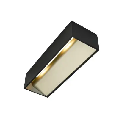 SLV - Logs In L Vägglampa LED Dim. Black/Brass