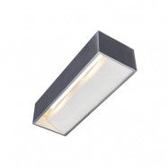 SLV - Logs In L Vägglampa LED Dim-To-Warm Aluminium/White