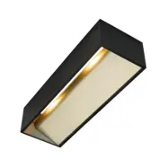 SLV - Logs In L Vägglampa LED Dim-To-Warm Black/Gold