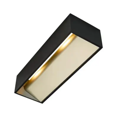 SLV - Logs In L Vägglampa LED Dim-To-Warm Black/Gold