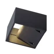 SLV - Logs Vägglampa Square LED IP44 Anthracite