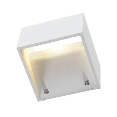 SLV - Logs Vägglampa Square LED IP44 White