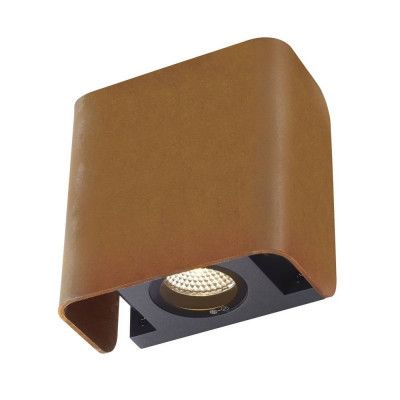 SLV - Mana Out Up/Down Utomhus Vägglampa Rust