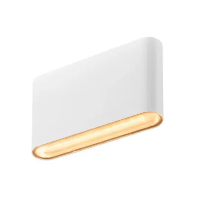 SLV - Oval 14 LED-utomhusvägglampa IP65 vit