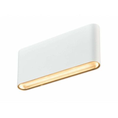 SLV - Oval 18 LED Utomhus Vägglampa IP65 White