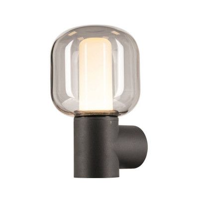 SLV - Ovalisk Utomhus Vägglampa LED Anthracite
