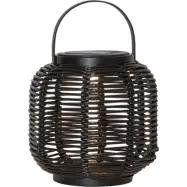 Solcellslykta Runda 15cm, Black