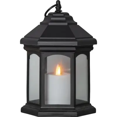 Star Trading Lykta Linta Svart 26cm