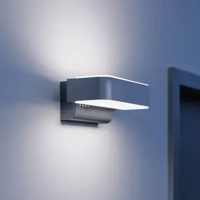 STEINEL - L 810 C Smart utomhusvägglampa, antracit, upp/ned