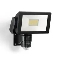 LS 300 S utomhus LED-spot med sensor, svart IP44 – STEINEL - Modern - Metall - Vinklad