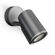 One S sensor-utomhus spotlampa, antracit, IP44 – STEINEL Spot One S - Modern - Metall - Med en ljuskälla