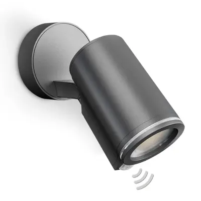 STEINEL - One SC Smart Sensor utomhus spotlampa, antracit, IP44 –