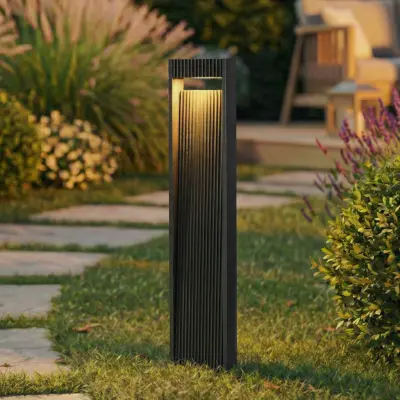 Tavion LED-väglampa, antracit, IP65, 80 cm Lucande - Terrass - Modern - Aluminium - Med en ljuskälla