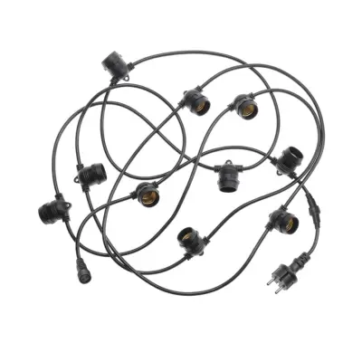 Unison Ljusslinga IP44 Svart 5m