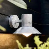 Venice utomhusvägglampa, galvaniserad – Dyberg Larsen Ocean - Terrass - Design - Metall - Med en ljuskälla