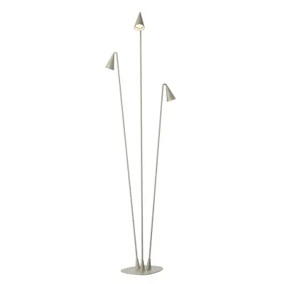Vibia - Brisa utomhus LED-golvlampa, 3 lampor, khaki
