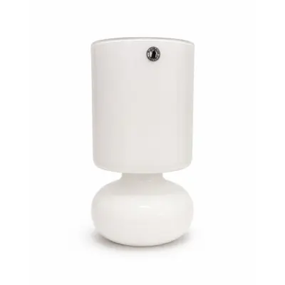 Vintage by Bright 1-2-3 Bordslampa Vit, Glas 25cm