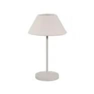 Teya LED-batteridriven bordslampa, vit, 26 cm, IP44 – Watt&Veke - Vardagsrum - Design - Metall - Med en ljuskälla