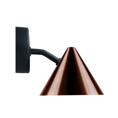 Westal Vägglampa Tratt Micro IP23 Oxid Koppar