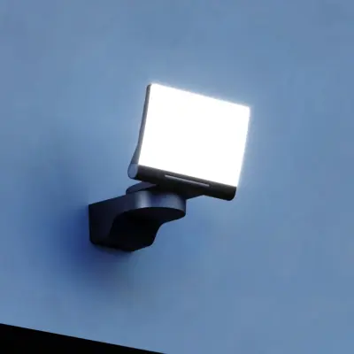 XLED Home 2 LED-väggstrålkastare för utomhusbruk, svart, IP44 – STEINEL - Balkong - Plast - Vinklad