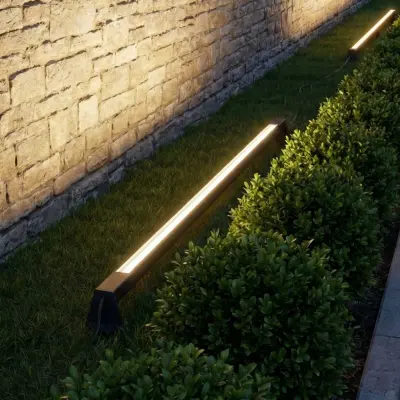 Zavio LED-golvlampa, IP65, antracit, jordspett Lindby - Terrass - Modern - Aluminium - Med en ljuskälla