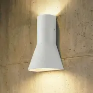 Zephy LED-utomhusvägglampa, upp/ned, ljusgrå, CCT – Lucande - Modern - Aluminium - Med flera ljuskällor