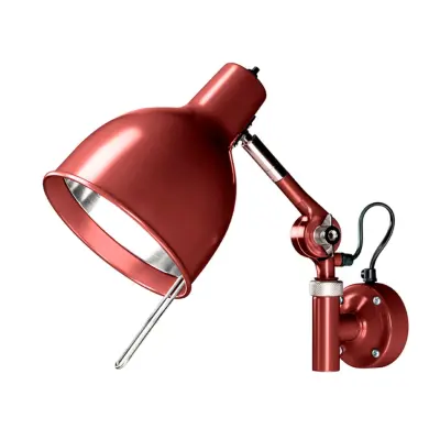 Örsjö Belysning PJ71 vägglampa m. sladd, Röd