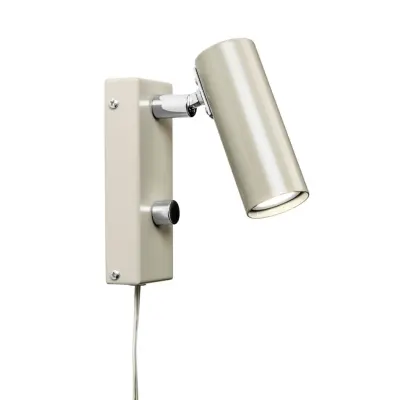 Örsjö Belysning Puck vägglampa m. kabel, Grå