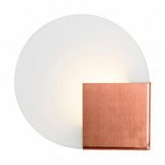 Örsjö Belysning Sun vägglampa Ø21 cm Koppar