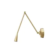 101 COPENHAGEN - SNAKE vägglampa, mässingsfärgad, metall G9