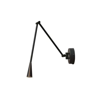 101 COPENHAGEN - SNAKE vägglampa, svart, metall, G9