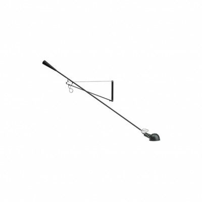 265 vägglampa, svart