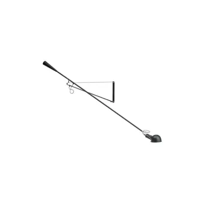 265 vägglampa, svart