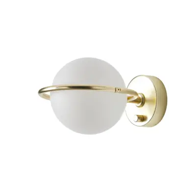 Abbacus vägglampa, guld, Ø 14 cm Aromas del Campo - Vardagsrum - Modern - Metall - Med en ljuskälla