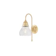 Ahlström vägglampa mässing