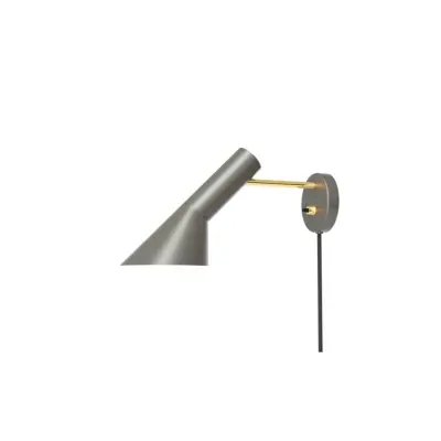 AJ vägglampa Warm Grey/Brass