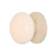 Flo vägglampa, beige, Ø 19 cm, glas - ALDEX - Vardagsrum - Design - Metall - Rund