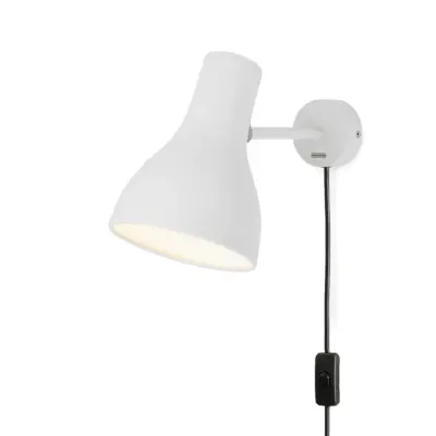 Anglepoise - Typ 75 vägglampa med kontakt, vit