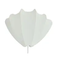Anna vägglampa S, cotton white