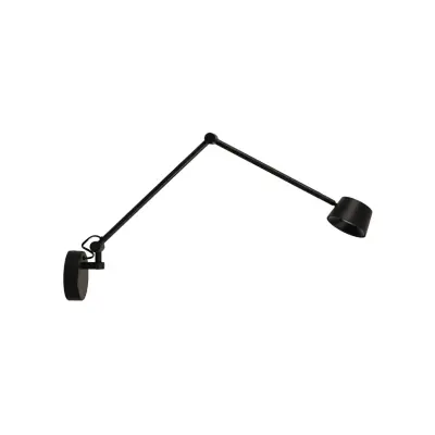 ANTIDARK - Direction LED-vägglampa, svart, utskjutande del 53 cm