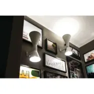 Applique de Marseille Vägglampa Grey Nemo Lighting - Vardagsrum