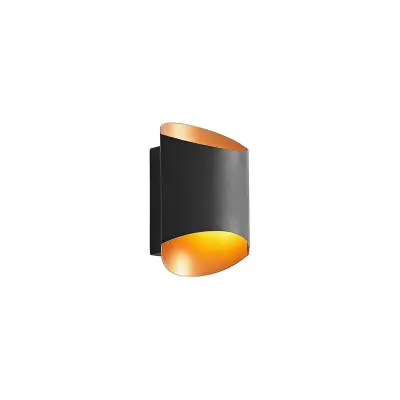 Arcchio - Ayaz LED Vägglampa Black/Gold