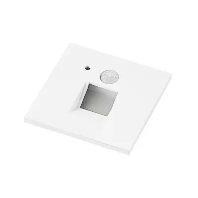 Arcchio - Neru Square LED Inbyggdsvägglampa w/Sensor White