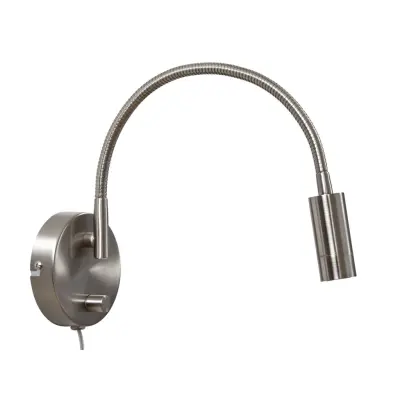 Arholma 1 vägglampa, nickel