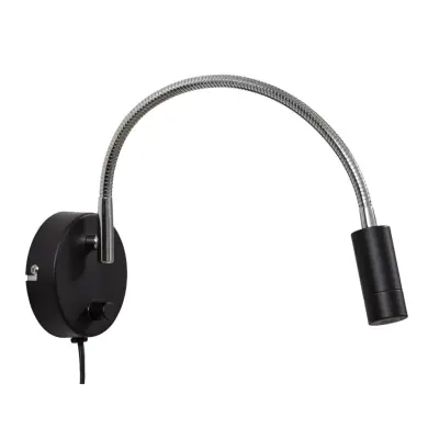 Arholma 1 vägglampa, svart