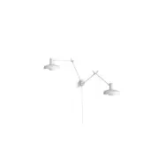 Arigato 2 vägglampa, vit 70cm