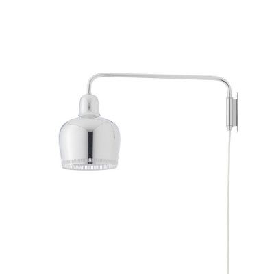 Artek - A330S Golden Bell Vägglampa Chrome/White